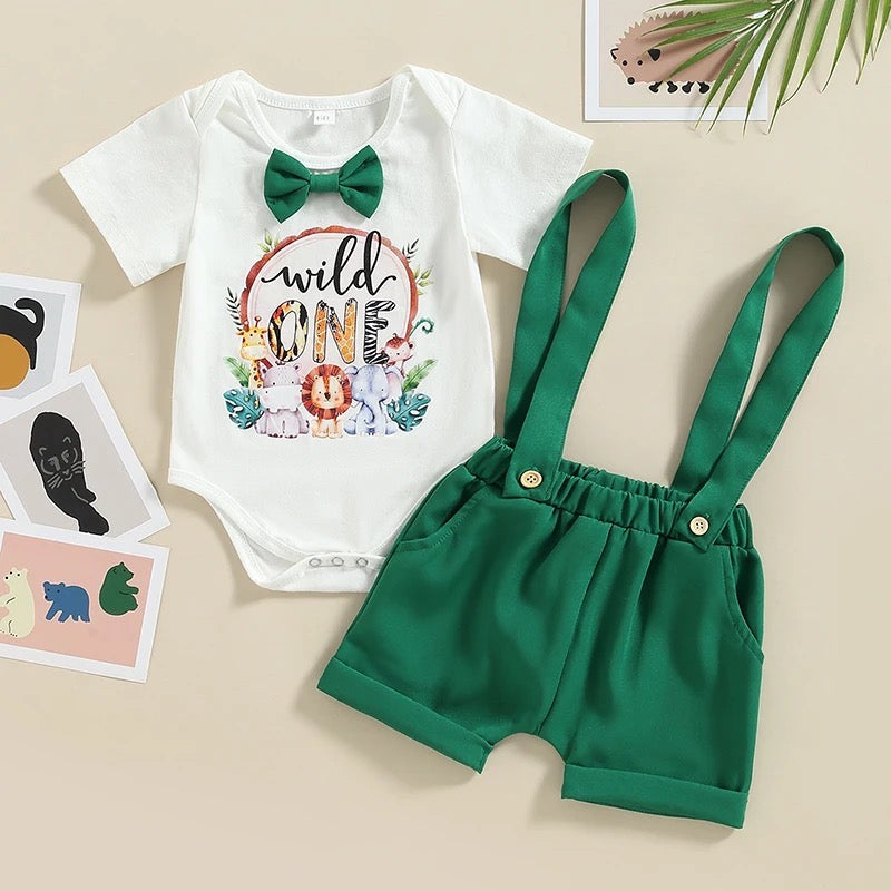 Baby boy best sale wild one outfit