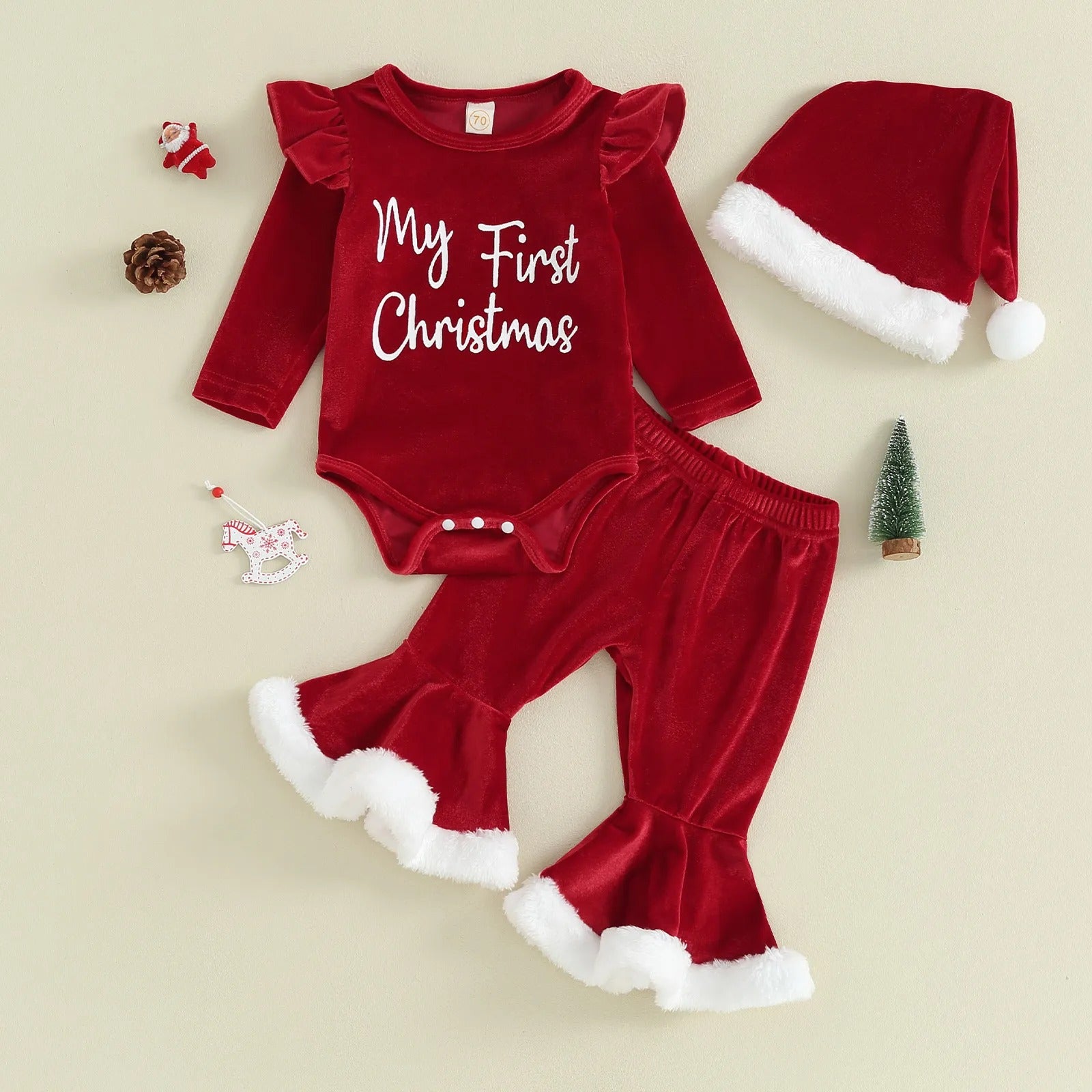 Girls first christmas outfit best sale