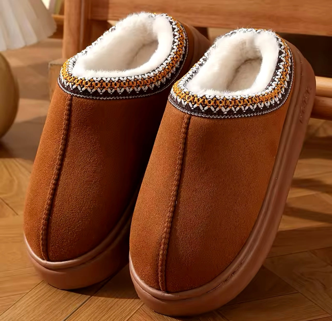 Ladies Fluffy Fashion Slippers