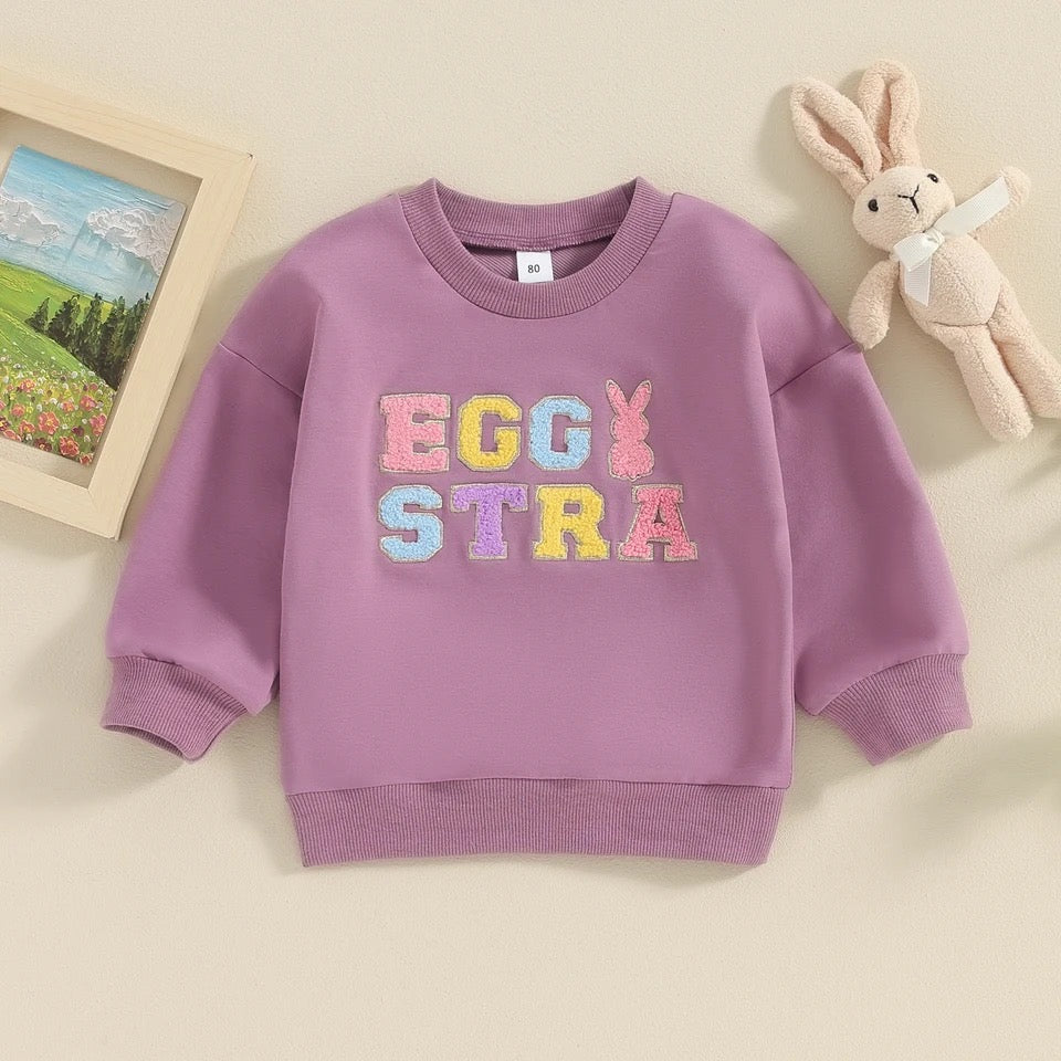 EGG-STRA Long Sleeve Easter Sweater