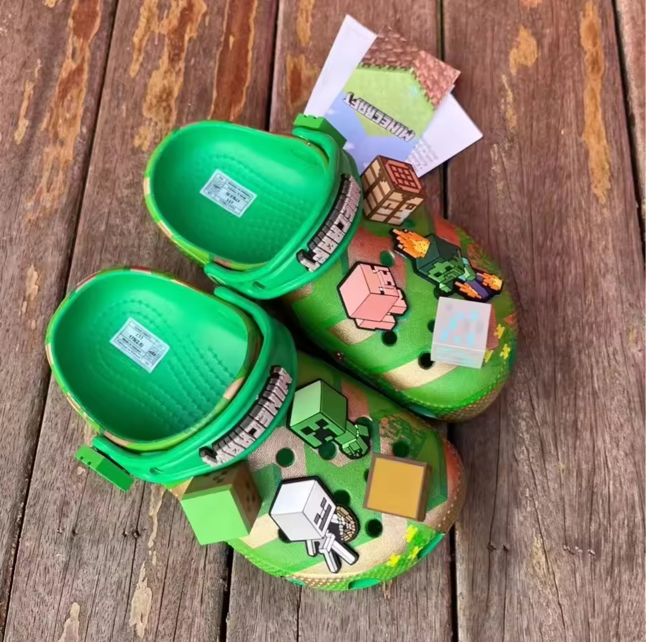 Children’s Minecraft Crocs