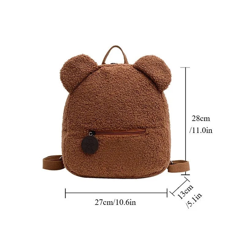 Plush best sale bear backpack