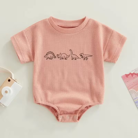 Dinosaur Print Gender Neutral Onesies